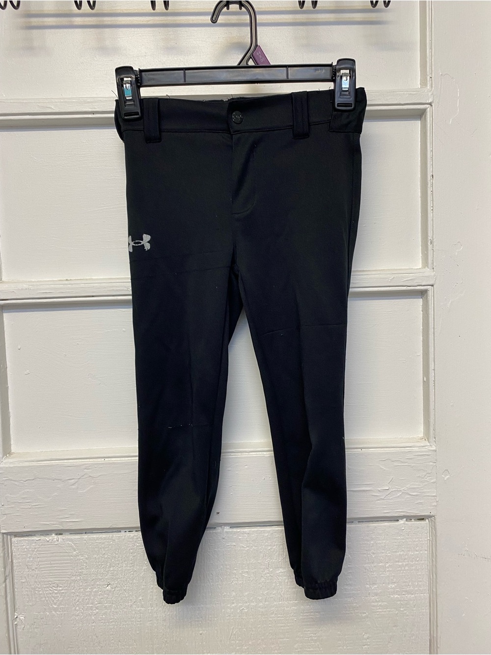 Under Armour baseball pants little kids boys size 5 black